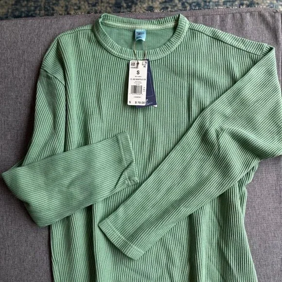 Reebok Men's Standard Natural Dye Crewneck Waffle Sweater, Small - Picture 5 of 6